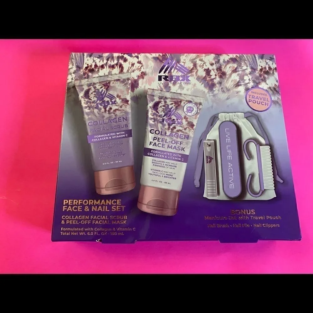 🛍RBX Performance Face & Nail Set With Travel Pouch